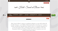 Desktop Screenshot of hotelsenadodbosne.com